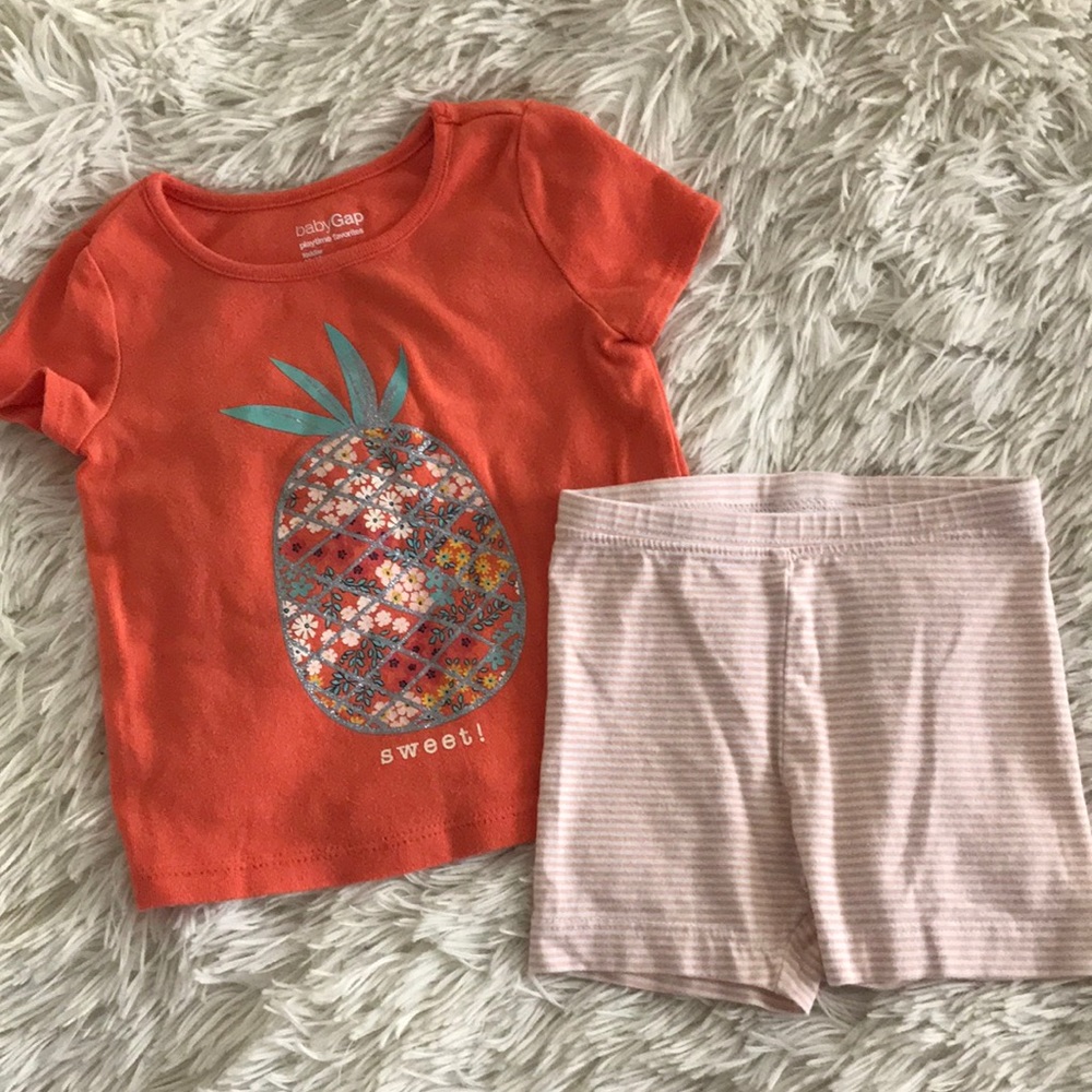 ⭐️4 for $20⭐️Orange Pineapple Outfit || Baby Girl